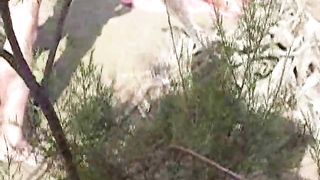 Persone prendono il sole nude