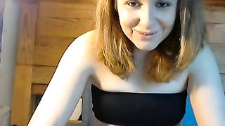 Strip in cam di girl cicciottella