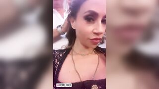 Storia instagram di Malena la Zozza