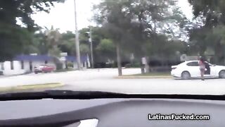 Sesso con bella brunetta latina