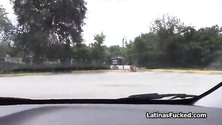 Sesso con bella brunetta latina