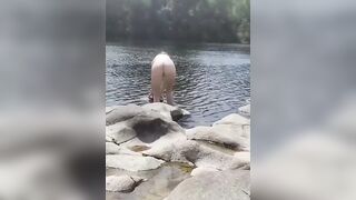 Puttana cine esibizionista fa un video per instagram