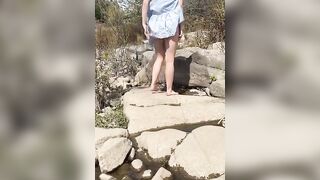 Puttana cine esibizionista fa un video per instagram