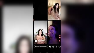 Ragazzo italiano fa un live con Bibi Santi e Debora