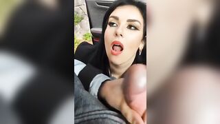 Ragazza di Savona spompina a bordo strada