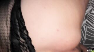 Il cazzone nel profondo del suo culo !