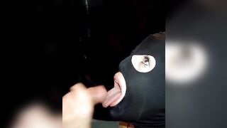 Troiona sborrata in bocca