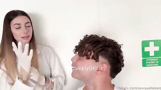 Saix gode segato dall'infermiera Michelle