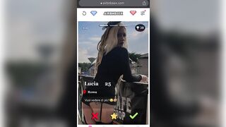 Mi sborra in bocca in pubblico