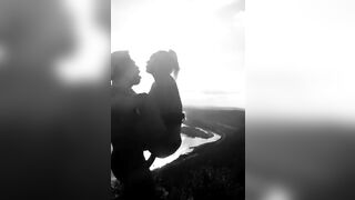 Scopata acrobatica sul promontorio