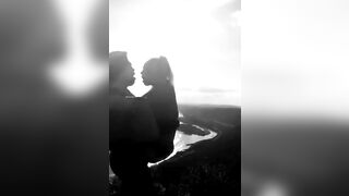 Scopata acrobatica sul promontorio