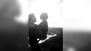 Scopata acrobatica sul promontorio