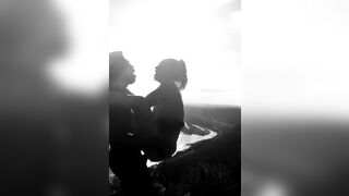 Scopata acrobatica sul promontorio