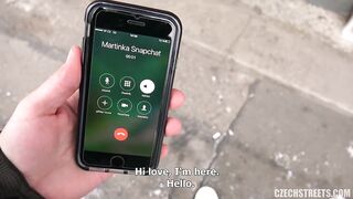 Czech Streets 104: Martina the Snapchat girl