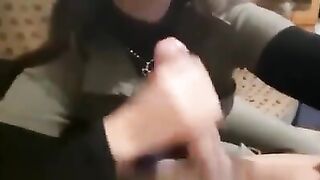 FIdanzata italiana beve tanta sborra