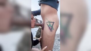 Pompino con vista mozzafiato sul Golfo