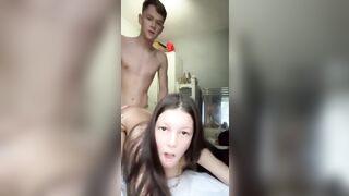 Sesso anale giovane coppia italiana