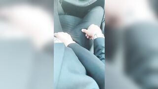 Trans italiana pronta a scopare col taxista