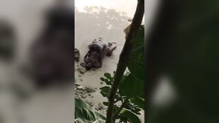 Negro filmato mentre scopa la sua donna