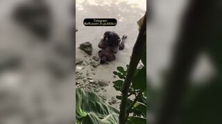 Negro filmato mentre scopa la sua donna