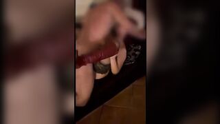 Il bull me la scopa sul divano la mignotta