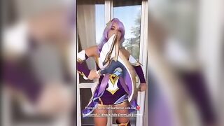 Himorta ragazza italiana cosplayer di OF