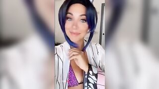 Himorta ragazza italiana cosplayer di OF