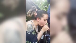 Pompino in macchina al mio Papino