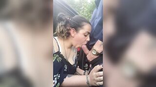 Pompino in macchina al mio Papino