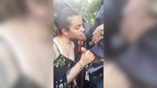 Pompino in macchina al mio Papino