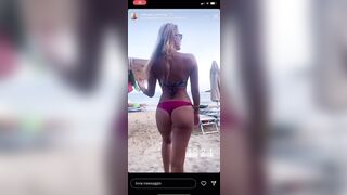 Manuelina video hot in spiaggia e magnifico culo