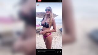 Manuelina video hot in spiaggia e magnifico culo