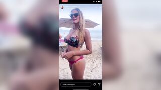 Manuelina video hot in spiaggia e magnifico culo