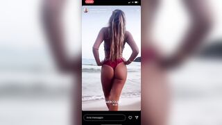 Manuelina video hot in spiaggia e magnifico culo