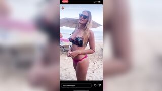 Manuelina video hot in spiaggia e magnifico culo