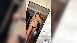 Fabrizia Santarelli video hot selfie in bikini