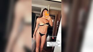 Fabrizia Santarelli video hot selfie in bikini