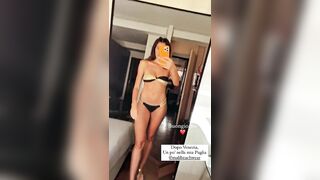 Fabrizia Santarelli video hot selfie in bikini
