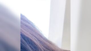 Priscilla Salerno trombata sul balcone dal compagno