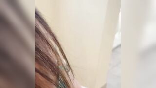 Priscilla Salerno trombata sul balcone dal compagno