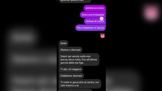 Fantasia erotica dove vengo scopata da troia in orgia