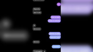 SESSO IN CHAT... MAIALE MI SCOPA FORTE DA GRAN PUTTANA