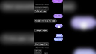 SESSO IN CHAT... MAIALE MI SCOPA FORTE DA GRAN PUTTANA