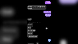 SESSO IN CHAT... MAIALE MI SCOPA FORTE DA GRAN PUTTANA