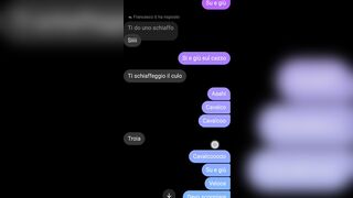 SESSO IN CHAT... MAIALE MI SCOPA FORTE DA GRAN PUTTANA