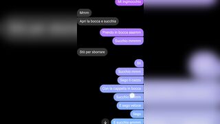 SESSO IN CHAT... MAIALE MI SCOPA FORTE DA GRAN PUTTANA