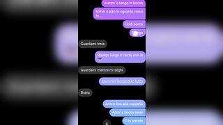 SESSO IN CHAT... MAIALE MI SCOPA FORTE DA GRAN PUTTANA