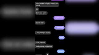 SESSO IN CHAT... MAIALE MI SCOPA FORTE DA GRAN PUTTANA