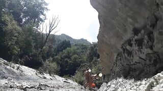 Porno all'aperto davanti ai guardoni