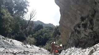 Porno all'aperto davanti ai guardoni